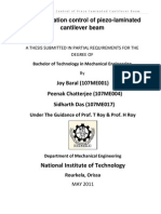 Active Vibration Control of Ed Cantilever Beam