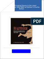 Instant Access to Fugitivism Escaping Slavery in the Lower Mississippi Valley 1820 1860 1st Edition S Charles Bolton ebook Full Chapters