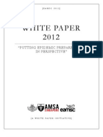 White Paper 2012: "Putting Epidemic Preparedness in Perspective"