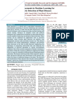 "Advancements in Machine Learning for Early Detection of Plant Diseases by Gayatri Rahangdale | Supesh Falke | Gauri Bharti | Shweta Dewalkar | Prof. Anupam Chaube | Prof. Rina Shirpurkar  Link To Download Paper: https://www.ijtsrd.com/other-scientific-research-area/other/69417/advancements-in-machine-learning-for-early-detection-of-plant-diseases/gayatri-rahangdale  #callforpaperinternationaljournal #ugclistofjournals #bestinternationaljournal   Plant detection is a critical task in agricultural automation and environmental monitoring. It involves identifying and classifying plant species, diseases, or other relevant plant characteristics using various techniques, such as image processing, machine learning, and remote sensing. Advances in computer vision and artificial intelligence have enabled the development of robust plant detection systems capable of analyzing vast amounts of data in real time. These systems can be employed for applications such as precision agriculture, where acc