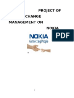 Change Management On Nokia