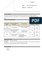 mahi resume