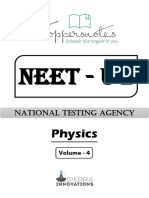 NEET UG 26 03 Sample Physics Volume 4