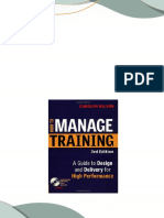 Instant download How to Manage Training A Guide to Design and Delivery for High Performance 3rd Edition Carolyn Nilson Ph.D pdf all chapter