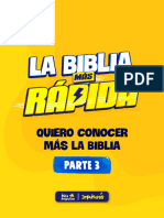 La Biblia rápida - Quiero conocer más la Biblia - Instructivo