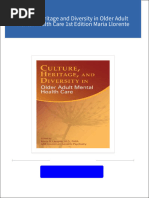 Culture Heritage and Diversity in Older Adult Mental Health Care 1st Edition Maria Llorente 2024 Scribd Download