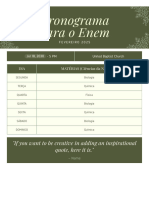 Wedding Timeline Planner Doc in Olive Green Light Yellow Style (1)