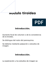 Nodulo tiroideo