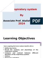 Lecture (7) The respiratory system