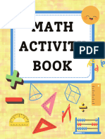 Math Activity Book for Kids