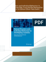 Buy ebook Natural Disasters and Individual Behaviour in Developing Countries Risk Trust and the Demand for Microinsurance 1st Edition Oliver Fiala (Auth.) cheap price