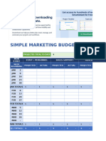 IC Simple Marketing Budget 8603