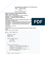 class as basis of object computation