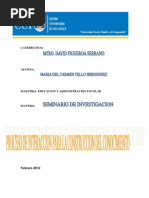 Ensayo Metodologia de Inv. Proceso de Interaccion para La Construccion Del Conocimeinto