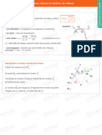 Vecteurs vitesse et variation de vitesse (1)