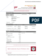 SpiceJet PNRLookup - Itinerary