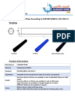 PE Pipe Tds DIN 8074, ISO 4427-2