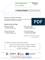 ficha de trabalho 3- 1ºANO Poesia Trovadoresca