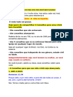 4 CONSELHOS PRA UMA VIDA CRITÃ BEM SUCEDIDA