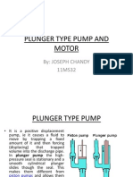 Plunger Type Pump and Motor