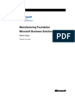 Manufacturing Foundation White Paper