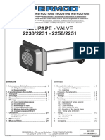 Notice d Installation Des Soupapes 2230 Et 2231