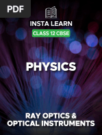 RAY OPTICS AND OPTICAL INSTRUMENTS - INSTA LEARN _ PDF