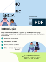 TCA - GRUPO 4 - SUICÍDIO NA ADOLESCÊNCIA