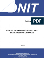 Manual de Proj Geom de Trav Urbanas Publ Ipr 740