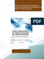 Instant download Convex Optimization for Signal Processing and Communications: From Fundamentals to Applications 1st Edition Chong-Yung Chi pdf all chapter