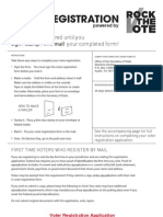 Voter Registration: You Are Not Registered Until You