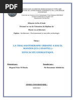 La Thalassothérapie Urbaine a Hai El Manzeh (Ex-Canastel) Efficacité Énergétique. (1) (2) [Autosaved]