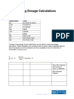 Drug Dosage Calculations