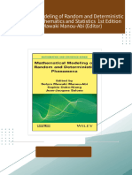 Download ebooks file Mathematical Modeling of Random and Deterministic Phenomena Mathematics and Statistics  1st Edition Solym Mawaki Manou-Abi (Editor) all chapters