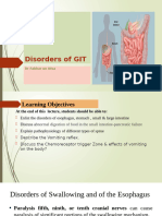 Disorders of GIT