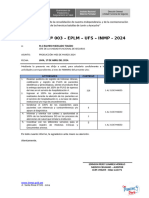 INFORME N°003 MARZO