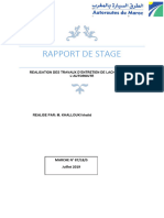 Rapport de Stage Realisation Des Travaux