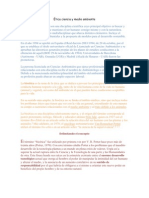 Ética Ciencia y Medio Ambiente