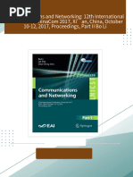 Download Full Communications and Networking: 12th International Conference, ChinaCom 2017, Xi’an, China, October 10-12, 2017, Proceedings, Part II Bo Li PDF All Chapters