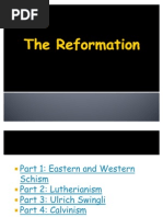 The Reformation and Counter Reformation