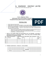 PNB Oriental Royal Mediclaim Proposal