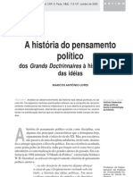 História Do Pensamento Político.. Apostíla!