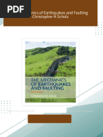 Full Download The Mechanics of Earthquakes and Faulting Christopher H Scholz PDF DOCX