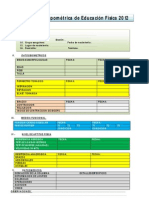 Ficha Bioantropométrica de Educacion Física 2012