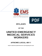 United EMS Workers: AFSCME Local 4911 - Bylaws