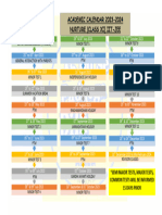 ACADEMIC CALENDAR - NURTURE - IIT-JEE - CLASS XI (2023-2024)