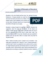 Fundamental Principles I (Philosophy of Education) - Edgar Nelton Gaspar