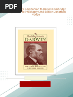 Instant Access to The Cambridge Companion to Darwin Cambridge Companions to Philosophy 2nd Edition Jonathan Hodge ebook Full Chapters