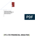 Itc LTD Financial Analysis: Group 4