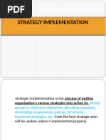 STRATEGY IMPLEMENTATION